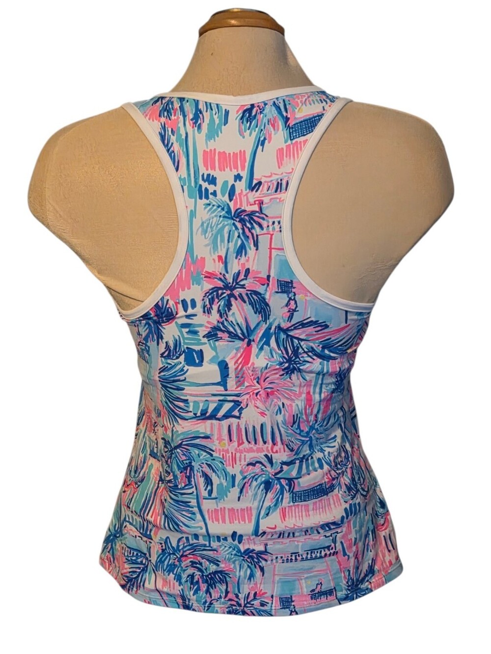 NWT Lilly Pulitzer Meryl Luxletic Tennis Racerback Top Size M - Picture 3 of 8